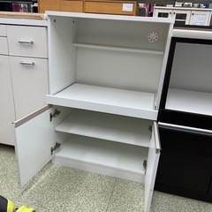 リユースのサカイ東金店 NITORI レンジ台 白 TJ13197の画像
