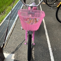 ウィズフレンドプリンセス自転車18インチピンクめちゃ美品。