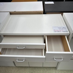 リユースのサカイ東金店 レンジ台 小 白 ※中央ゴミ箱欠品 TJ13198の画像