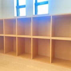 無印 パルプボードボックス 5段 マルチラック 廃盤希少ワイド サイズ セット売りの画像