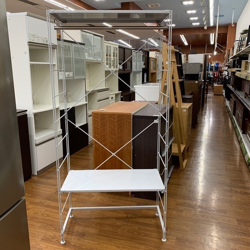 【軽トラ無料貸し出し】【無印良品】【スチールユニットシェルフ】【トレファク所沢店】