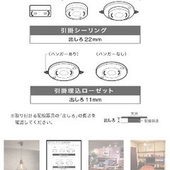 ニトリのペンダントライト LED電球つきの画像