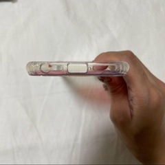 新品 iPhone SE ケース iPhone7/8 TPU ラメ クリア 赤 レッドの画像