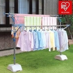 新品未開封！アイリスオーヤマ物干し台ブロー台セットSMS-169Rの画像