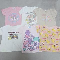 【No.321】子供服 女の子 100サイズ 36点セット Tシャツ ズボン 肌着 ディズニー プリンセス アンパンマン サンリオ アナ雪 シナモロール マイメロ おさるのジョージ の画像
