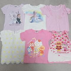 【No.321】子供服 女の子 100サイズ 36点セット Tシャツ ズボン 肌着 ディズニー プリンセス アンパンマン サンリオ アナ雪 シナモロール マイメロ おさるのジョージ の画像