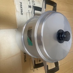 新しいアルミ製二段式蒸し器