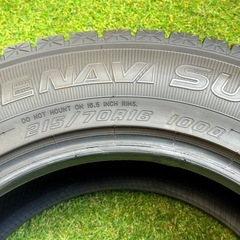 【セール】215/70R16 100Q 4本　グッドイヤー　アイスナビSUVの画像