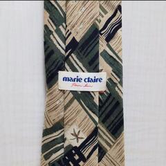 【お値下げ中！】ネクタイ 3本セット marie claire ブラウン ドット柄 他 総柄の画像