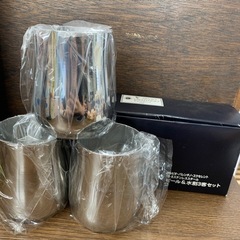 美原店 未使用 シルビオバレンチノ ビール 水割り グラス　3客...
