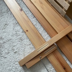 無印　シングルベッドフレームの画像