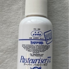 DOVER Pasteuriser77 瞬間除菌アルコール／携帯用スプレー付の画像