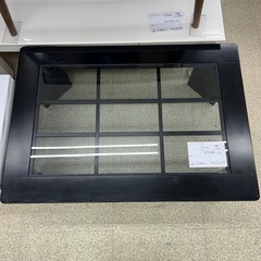リユースのサカイ東金店 ガラステーブル 黒 TJ13210