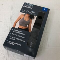 Lemon. レモン レディース リブロングラインブラ 2枚組 ...