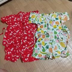 女の子用の甚平の画像