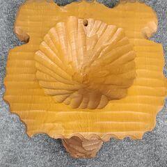 木彫　手彫り　熊　壁掛け　工芸　アンティーク　の画像