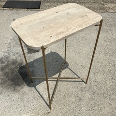 【美品】ZARAHOME ザラホーム　マーブルサイドテーブル 　大理石 ZARA HOME ザラホーム サイドテーブル マーブル 大理石