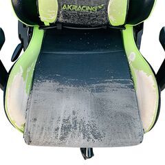 ★ゲーミングチェア★AKRACING　NITRO-GREEN　リクライニング　高さ調整　キャスターの画像