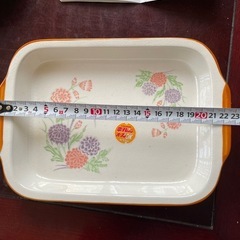 花柄陶器食器セット 5枚入り フォーク付き 電子レンジOK プレートの画像