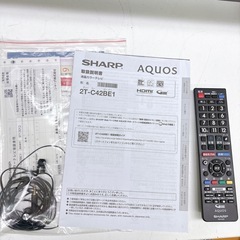 💛【動作品】SHARP AQUOS 2T-C42BE1 液晶テレビの画像