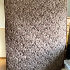 ダブルベット　引き出し付き　マット付きの画像