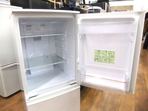 シャープ 冷蔵庫 2ドア 137L 2015年製 SHARP SJ-D14A-W ホワイト 100Lクラス 家電 キッチン家電 札幌市