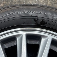 80 ヴォクシー　タイヤ、純正ホイール4本SET　195/65R15の画像