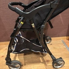 【配送可】　ビングル　BA9ネイビー　ストライプB型ベビーカーの画像