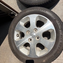 スズキ純正14インチ23年オールシーズンタイヤ　155/65R14 4本セットの画像