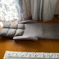 美品リクライニング式ソファの画像