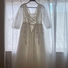 前撮り ウェディングドレス ドレス 結婚式 の画像