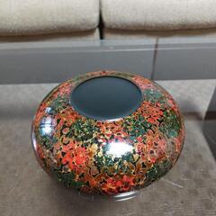 津軽塗 高台付菓子器 朱塗菓子器 2点 工芸品の画像