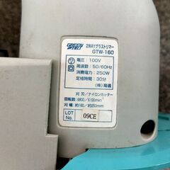 △ 髙儀 タカギ 2WAYグラストリマー GTW-160 2007年製 動作OK ナイロンコード欠品有り 現状渡しの画像