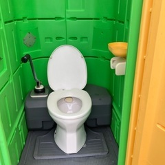 仮設トイレ洋式の画像