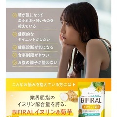 ビフィラル イヌリン & 菊芋 高濃度イヌリン 贅沢配合 30日分の画像