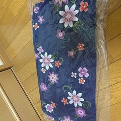 浴衣　美品　ブラック　ネイビーの画像