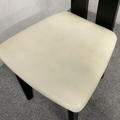 IDC大塚 splendor/スプレンダー ダイニング5点セット バーズアイメープル ブラック エレガント インテリア 黒 中古家具 店頭引取歓迎 R9786の画像