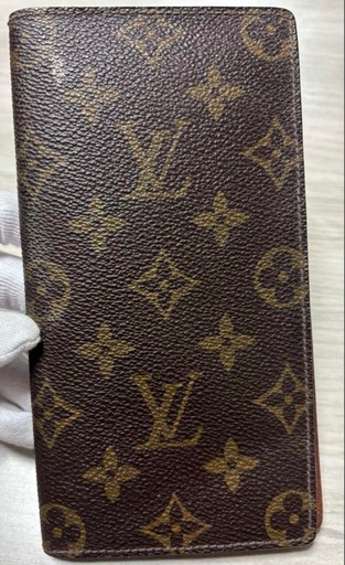 Louis Vuittonモノグラム ポルトシェキエカルトクレディ 長財布 お札入れ　ルイヴィトン　正規品