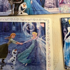 アナ雪　シンデレラ　パズルセットの画像