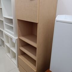 ★リユースのサカイ日立店★HJ7056 NITORI 収納棚 ナチュラルベージュ H163.5×D41×W60.5 クリーニング済み の画像