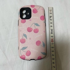 iPhone12 ケース ハードケース フルーツ カバー ピンク 未使用 新品の画像