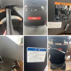ヤマハ RBC-018DX ハグシート　後ろ用チャイルドシート　自転車チャイルドシート　後乗せ　電動自転車　ブラック　PAS Babbyの画像