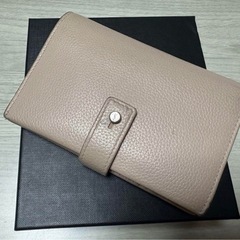 ★SAINT LAURENT サンローラン　イブサンローラン　くすみピンク 二つ折り財布 箱 保存袋付きの画像