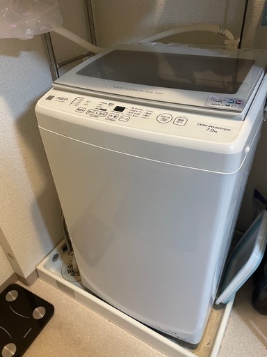 最終！お値下げ！AQUA (アクア) 全自動電気洗濯機 AQW-GV7E8 7.0kg 2020年製 ホワイト