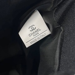 ♥CHANEL♥ ノベルティー♥ブラック トートバッグ 可愛いリボン持ち手の画像