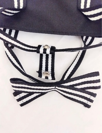 ♥CHANEL♥ ノベルティー♥ブラック トートバッグ 可愛いリボン