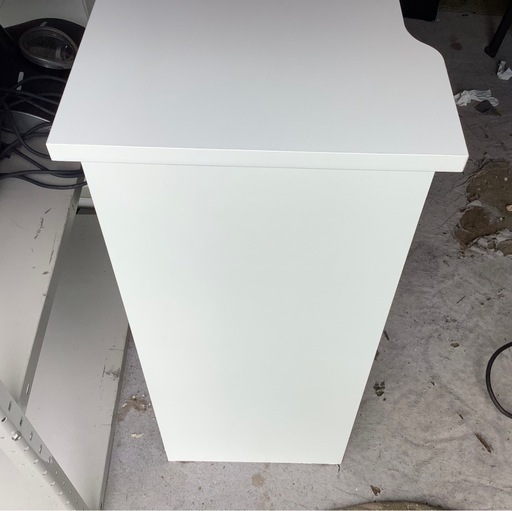 【リサイクルサービス八光】幅５９cm　ホワイト収納カウンター