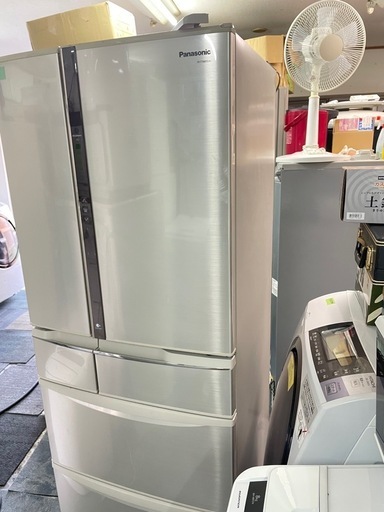 北九州市内配送無料　保証付き 470L パナソニック 6ドア冷凍冷蔵庫 NR-FTM477S -N