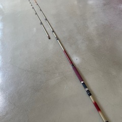 速攻船 船竿 30号 50号 240㎝ 先端２本 2ピース 中古品  の画像