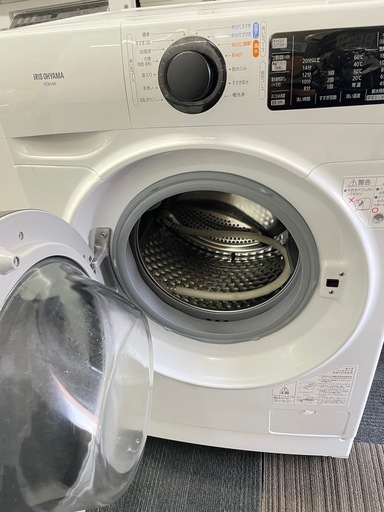 北九州市内配送無料　保証付き 値下げた ドラム式全自動洗濯機 ホワイト HD81AR-W [洗濯8.0kg /乾燥機能無 /左開き]